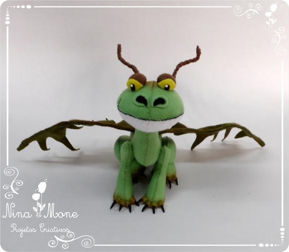 Dragão Terror Terrível de Feltro