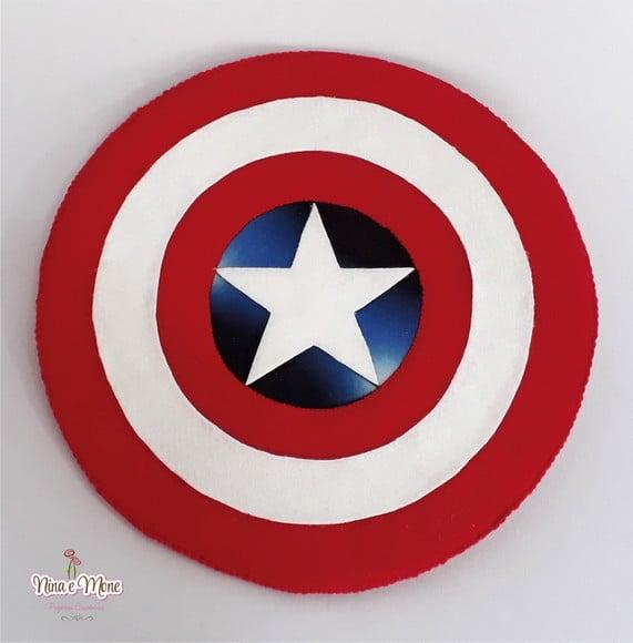 Escudo Capitão América de Feltro
