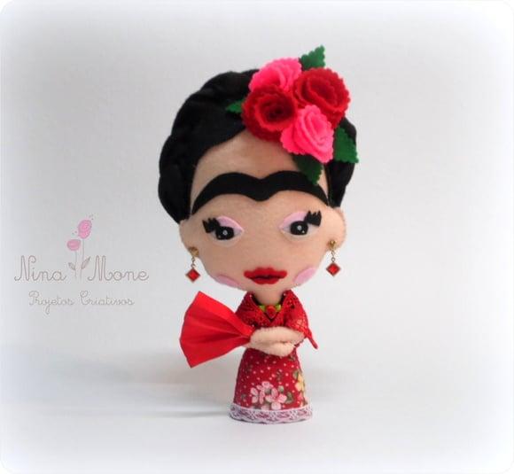 Frida Kahlo em Feltro