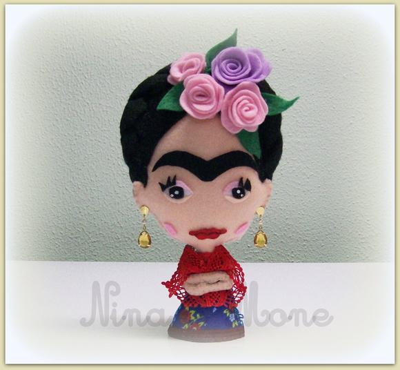 Frida Kahlo em Feltro
