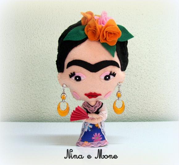 Frida Kahlo em Feltro