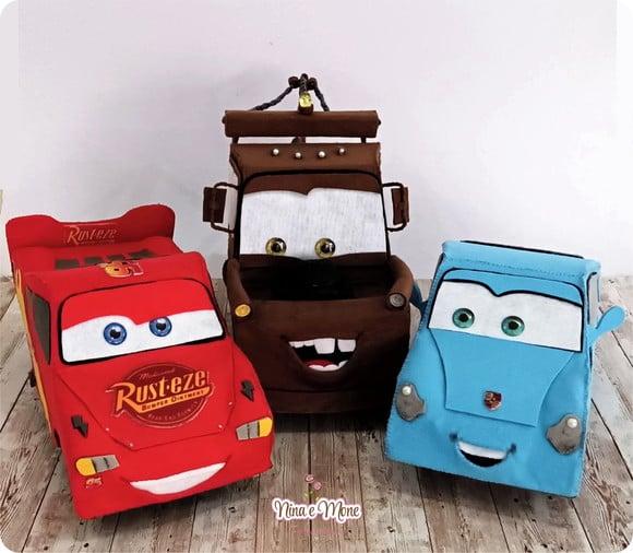 Kit Carros de Feltro