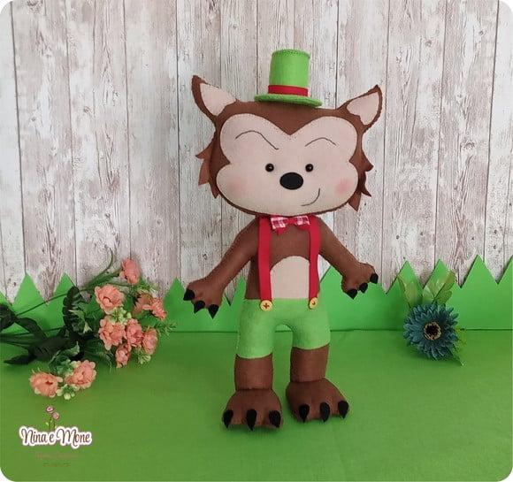 Lobo Mau de Feltro