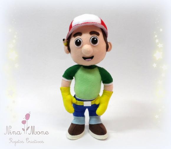 Manny Mãos à Obra de feltro