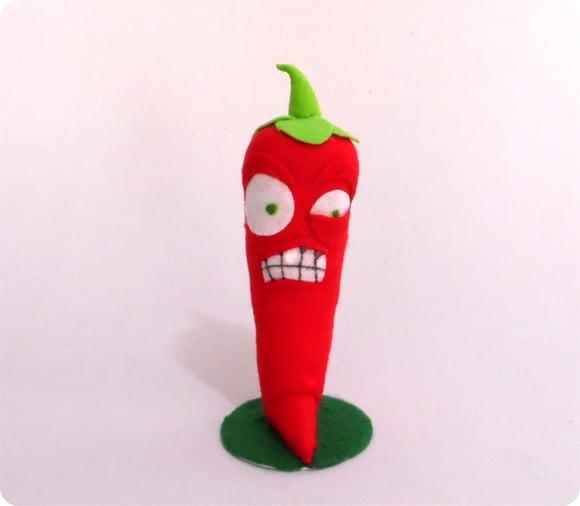 Pimenta Zumbi de Feltro