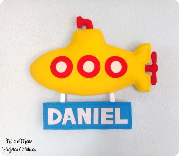 Porta Maternidade Submarino Amarelo 2