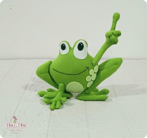 Sapo Cururu de Feltro