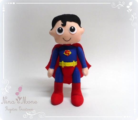 Super Menino em Feltro