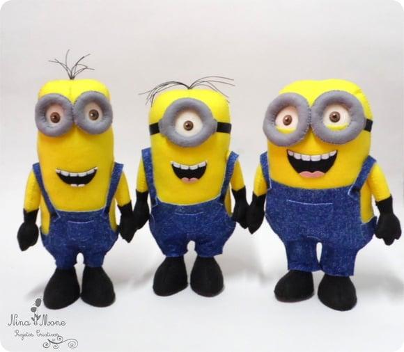 Trio Minion de Feltro