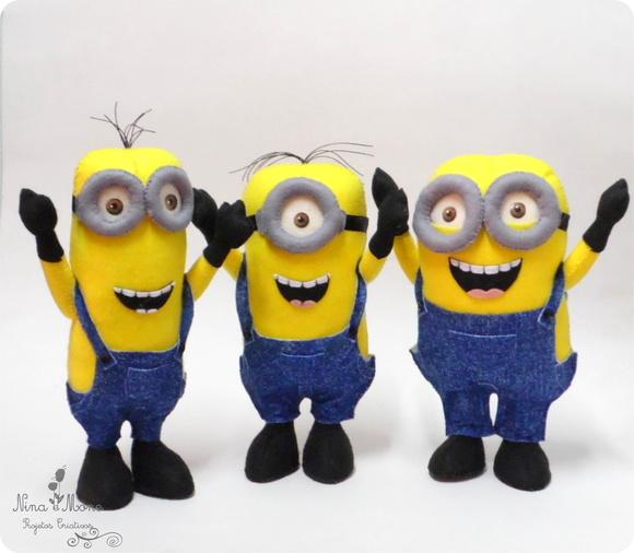 Trio Minion de Feltro