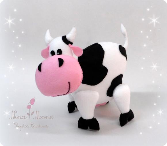 Vaca em Feltro