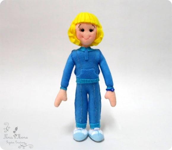 Violet Beauregard de feltro