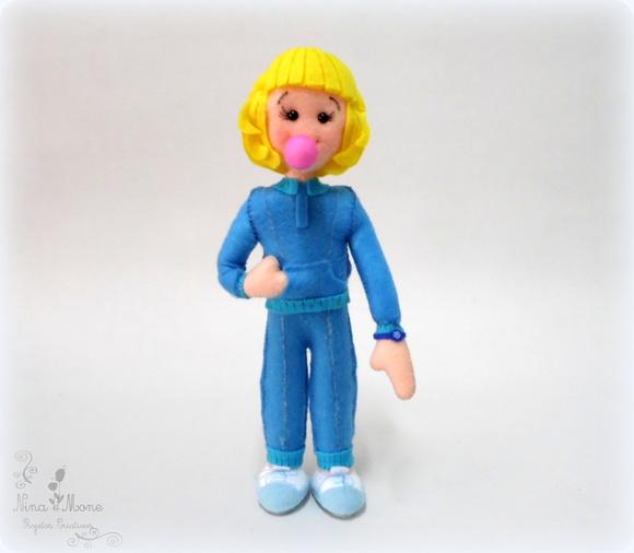 Violet Beauregard de feltro