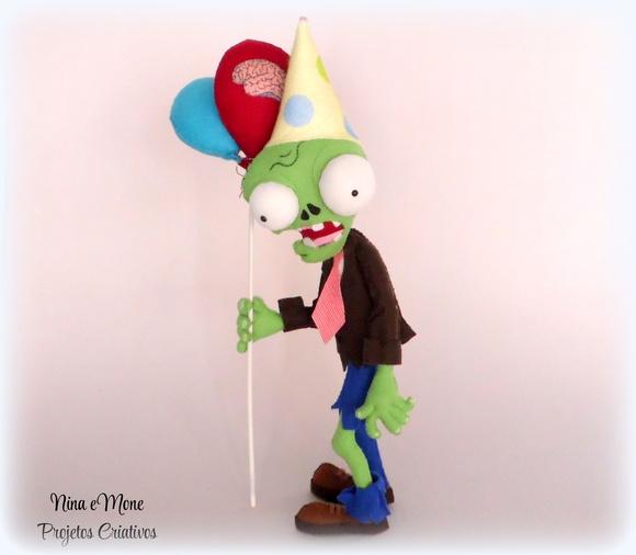 Zumbi de Aniversário de Feltro