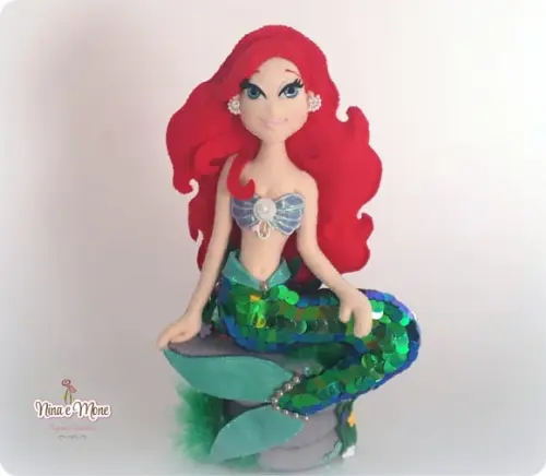 Ariel, a Pequena Sereia de Feltro