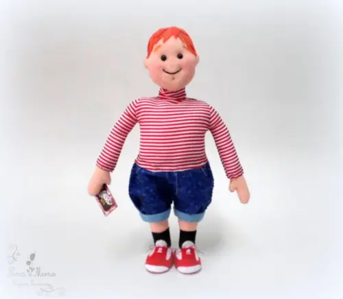 Augustus Gloop de feltro