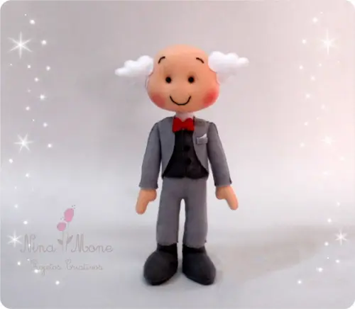 Astrônomo em feltro