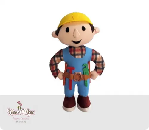 Bob o Construtor em Feltro