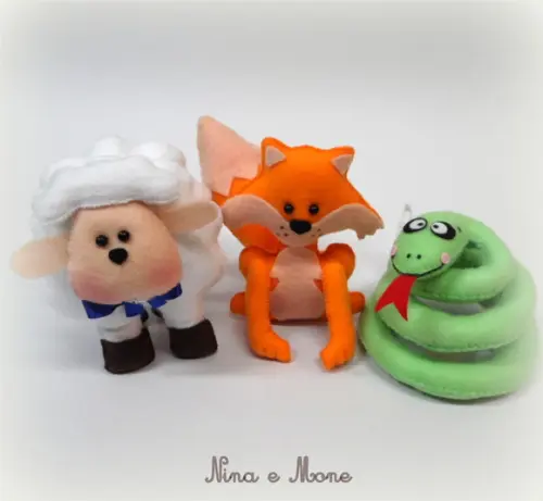 Bichinhos Pequeno Príncipe em Feltro