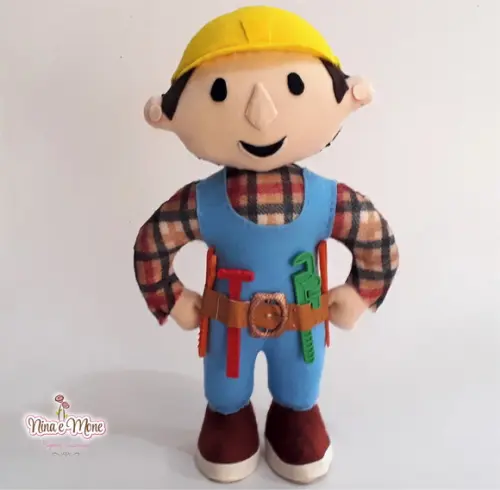 Bob o Construtor em Feltro