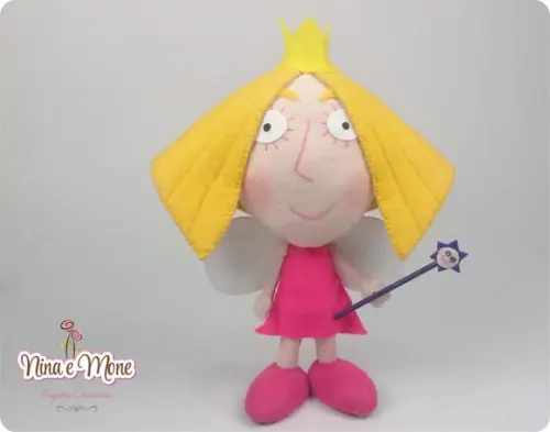 Boneca Holly de Feltro - Tema Ben e Holly