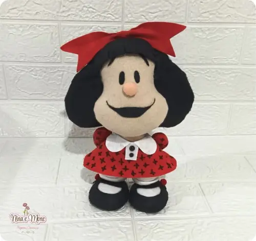 Boneca Mafalda de Feltro