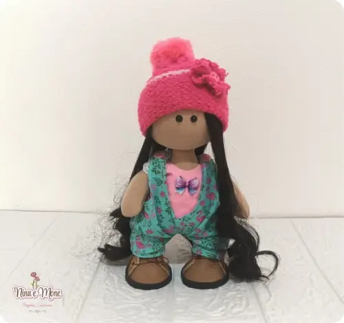 Boneca Russa Clara de Tecido
