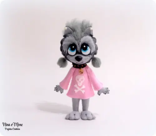 Boneca Winnie de feltro (Transilvania)