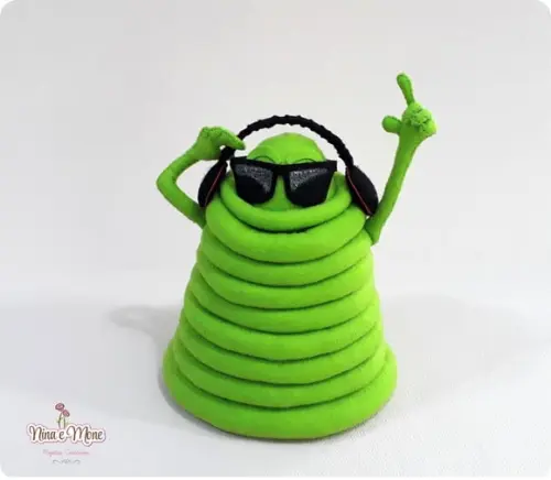 Boneco Blooby de feltro (Transilvania)