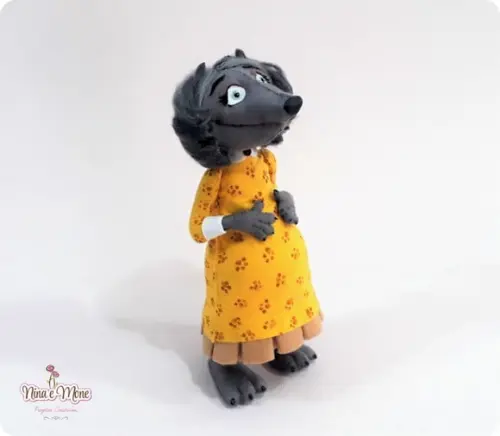 Boneca Wanda de feltro (Transilvania)