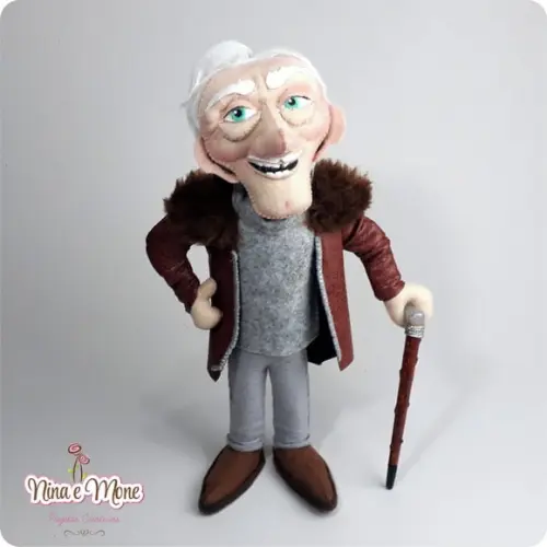 Boneco Charles Muntz de Feltro - Tema Up