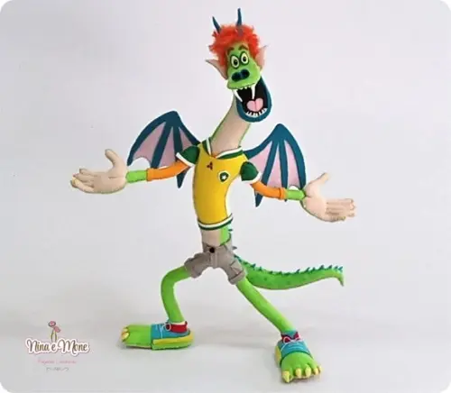 Boneco Jonathan Monstro de Feltro (transilvania)