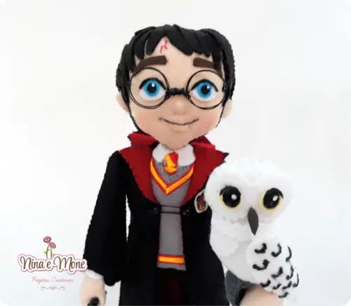 Boneco Harry Potter de Feltro