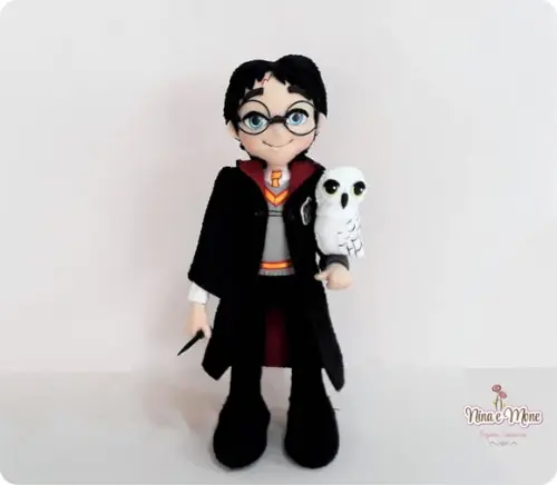 Boneco Harry Potter de Feltro