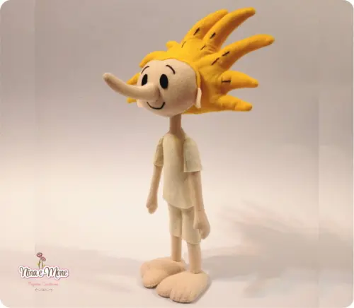 Boneco Menino Leãozinho de Feltro - Palavra Cantada