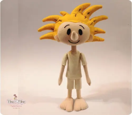 Boneco Menino Leãozinho de Feltro - Palavra Cantada
