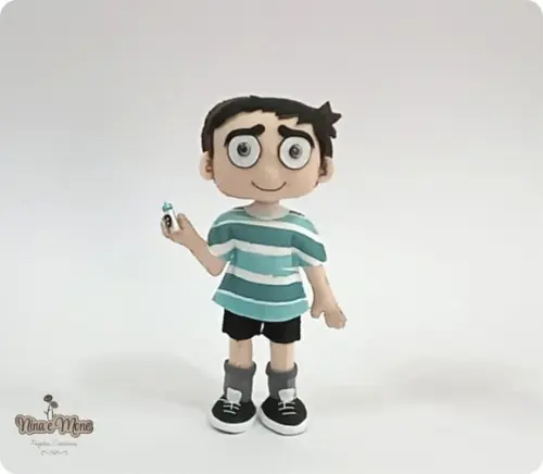 Boneco Pugsley Addams de Feltro