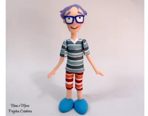 Boneco Paulo de Feltro - Palavra Cantada