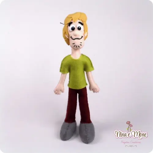 Boneco Salsicha de Feltro - Tema Scooby Doo