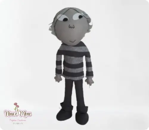 Boneco Soren Lorensen de Feltro