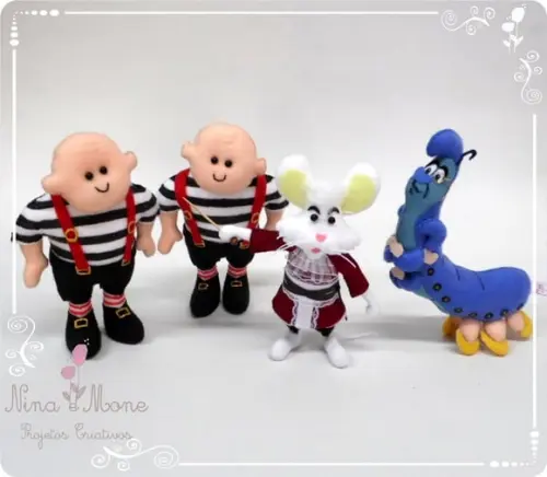 Bonecos Alice no País das Maravilhas