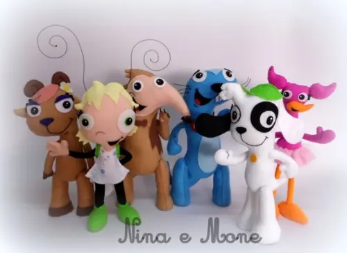 Bonecos Doki e Seus Amigos