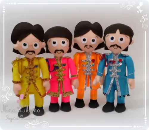 Bonecos Sargent Peppers em Feltro