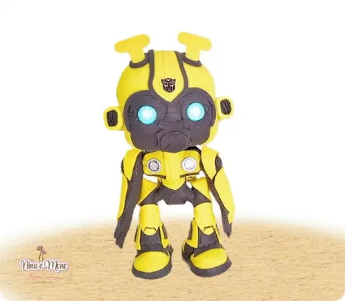 Bumblebee de Feltro - Tema Transformers