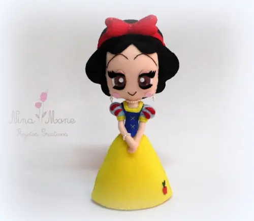 Branca de Neve Em Feltro