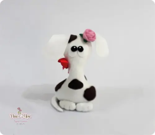 Cachorrinha Basset de Feltro