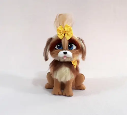 Cachorrinha Shih-tzu de Feltro