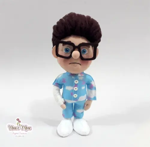 Carl Fredricksen de Pijamas de Feltro - Tema Up