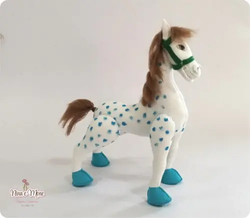 Cavalo de Feltro - Tema Pippi Meialonga