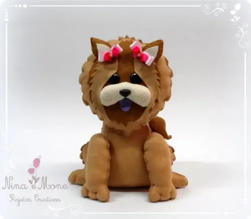 Chow Chow de feltro